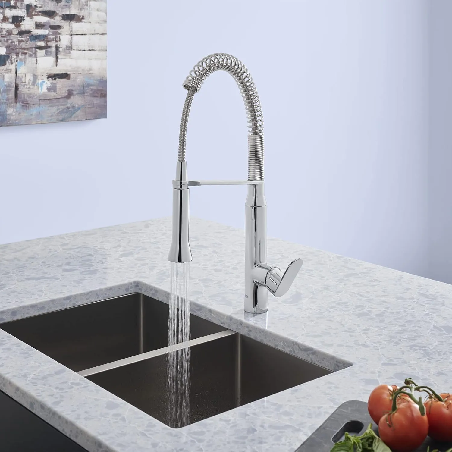 Grohe K7 Medium Semi-Pro Single-Handle Standard Kitchen Faucet