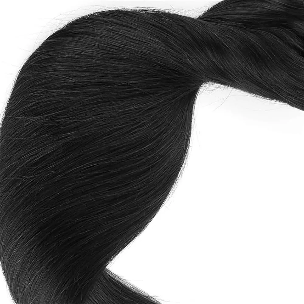 Hair Extensions Straight Clip in Hair Extensions for Women Brazilian Remy Hair Extensions 8Pcs 240g Double Weft Thick Silky Clip in Human Hair Extensions Hair Pieces(14 Inch)