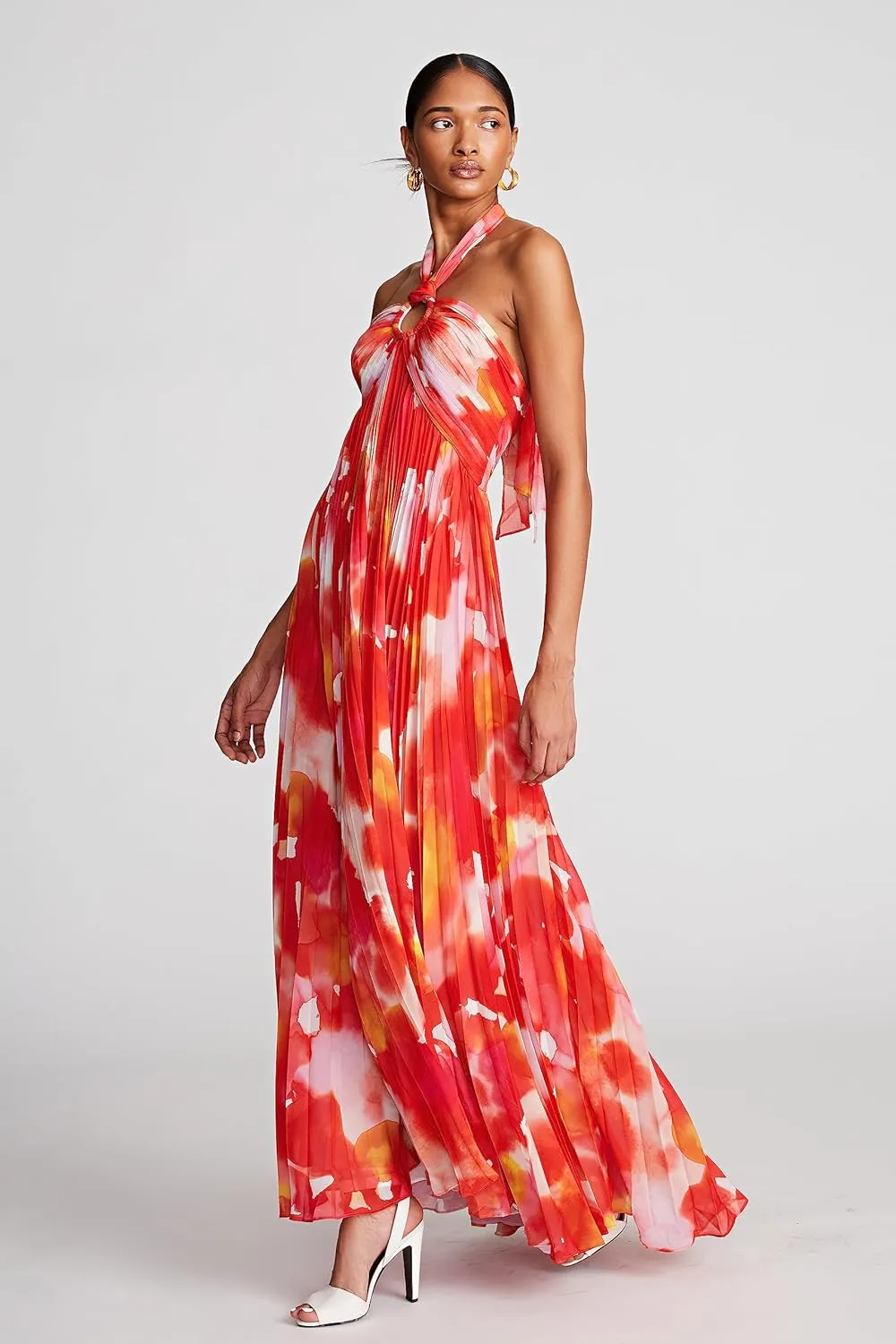 HALSTON Women's Jill Gown in Printed Chiffon