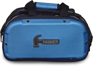 Hammer Carbon Shield Double Tote Bowling Bag - Blue