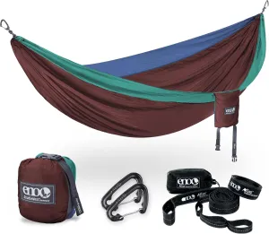 Hammock Bundle: Includes The ENO SingleNest Hammock and Atlas Suspension System for Easy 1 Person Setup; No Knots Needed—just wrap, Clip, and Relax; Perfect for Camping, Hiking & Backpacking