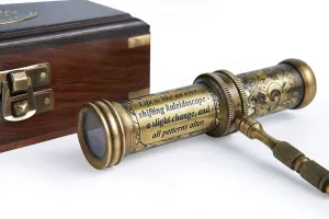 Handmade Kaleidoscope Educational Vintage Collection | Birthday | Any Occasion Gift for Kids and Adults (with Handle, One)