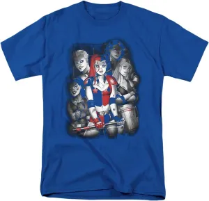 Harley Quinn Bad Gals Black & White Unisex Adult T Shirt for Men and Women