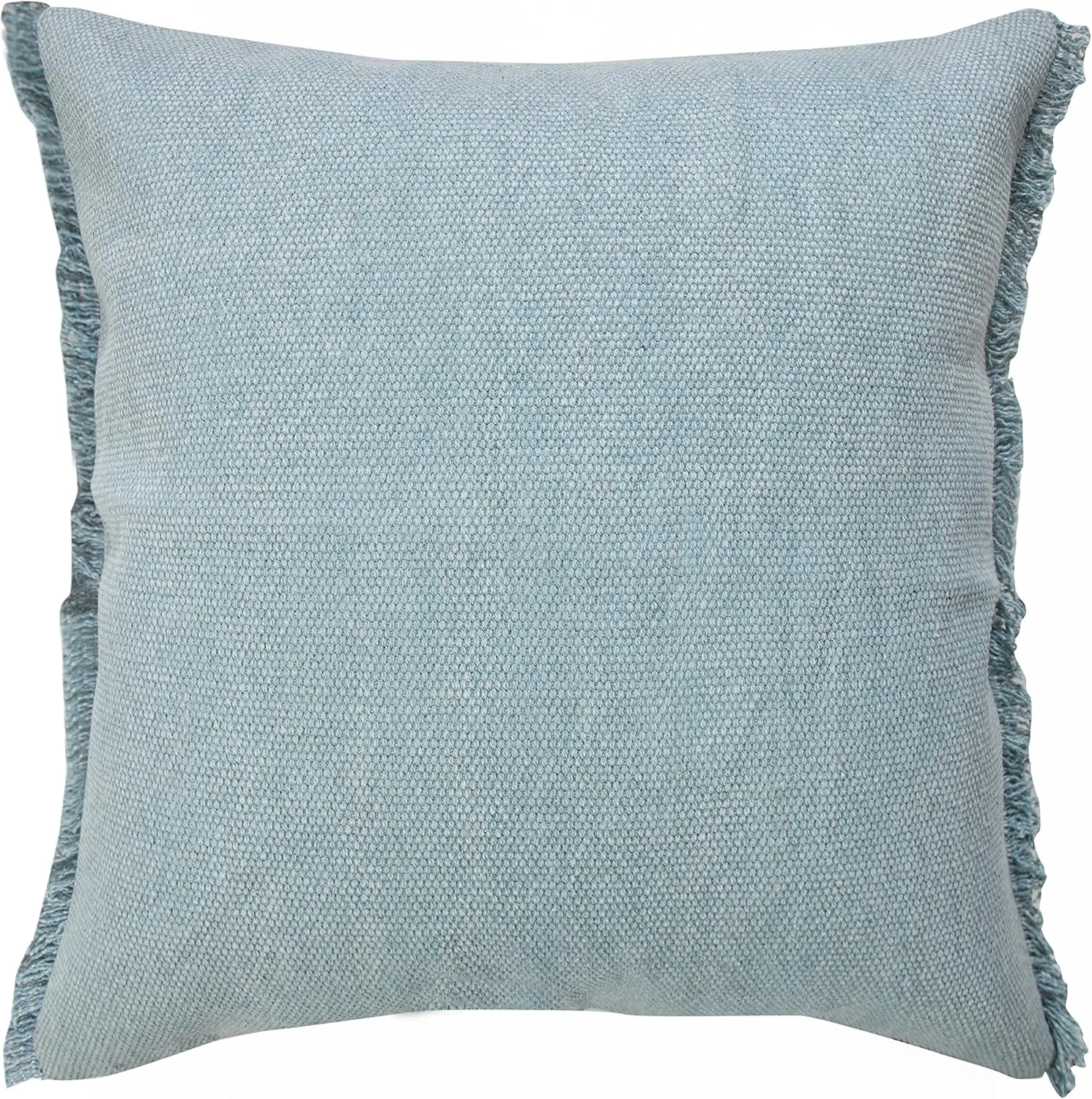 Harlow Hilll 20x20 Inches Solid Throw Pillow Covers For Home Decor Farmhouse Boho Cushion Covers For Throw Pillows Perfect For Living Room Couch & Bedroom Decorations Blue