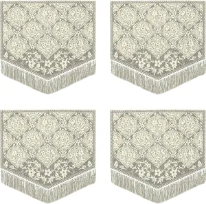 Heritage Lace Chantilly Placemats, 20" x 21", Ecru