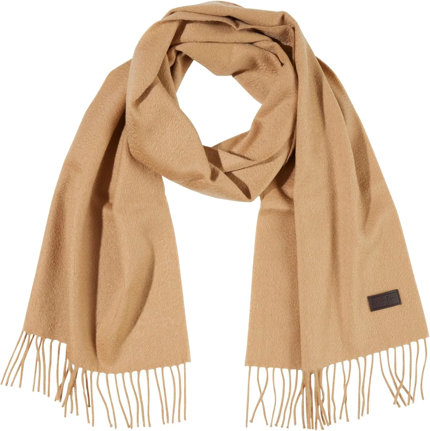 Hickey Freeman Solid 100% Italian Cashmere Scarf for Men – Ultra-Soft Men’s Winter Scarves, 72-Inches x 12-Inches