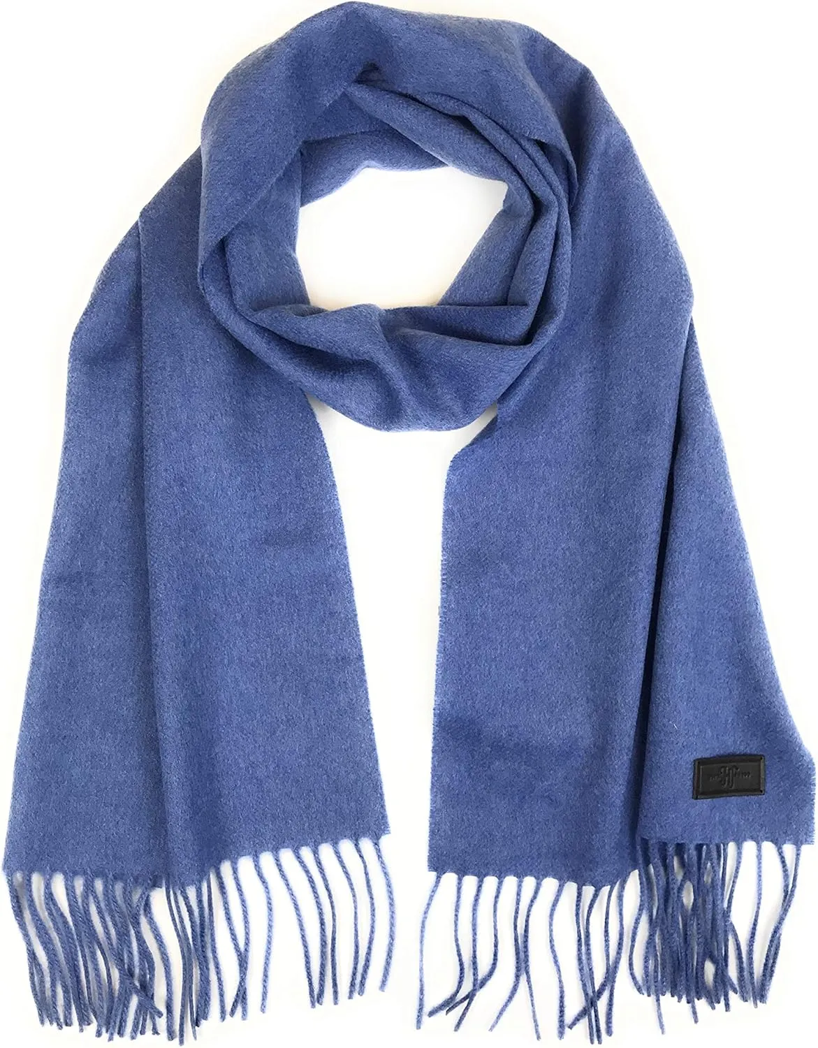 Hickey Freeman Solid 100% Italian Cashmere Scarf for Men – Ultra-Soft Men’s Winter Scarves, 72-Inches x 12-Inches