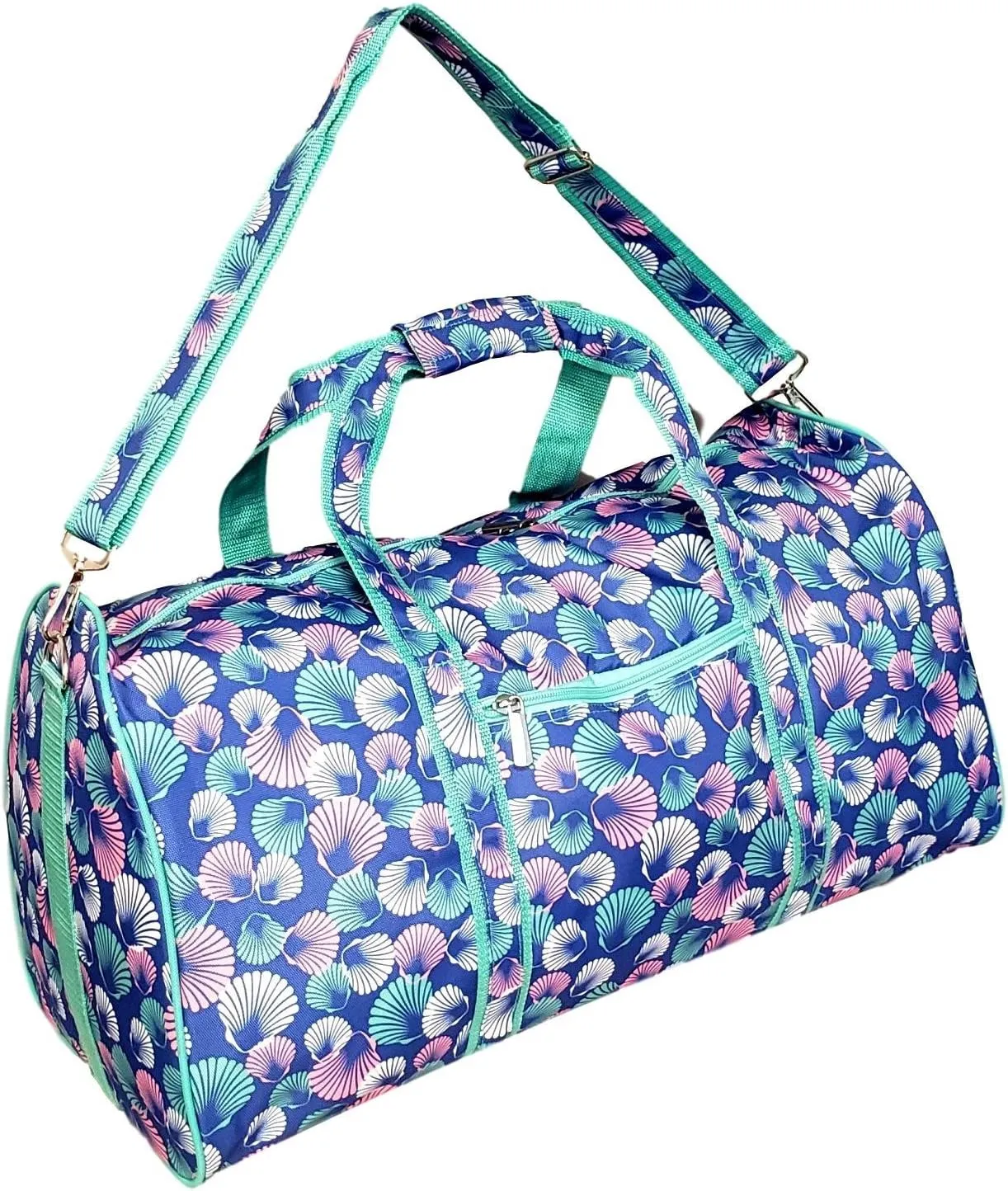 High Fashion 21 in Print Duffle (Blue Shells - No Embroidery)