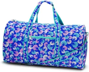 High Fashion 21 in Print Duffle (Blue Shells - No Embroidery)