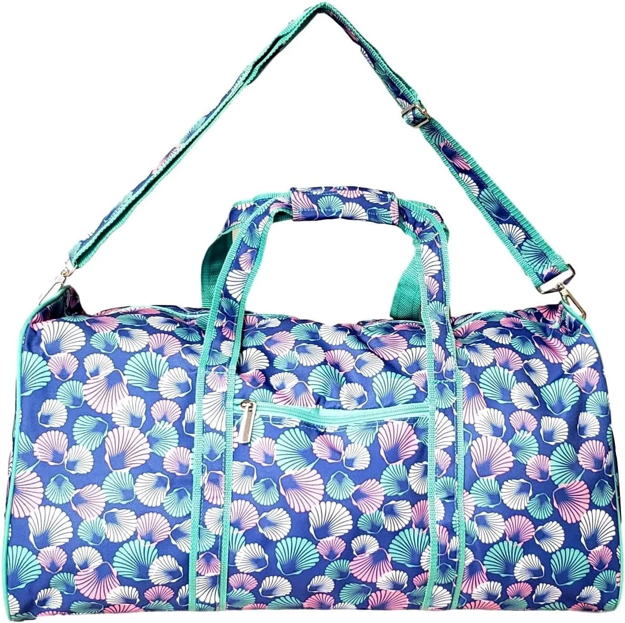 High Fashion 21 in Print Duffle (Blue Shells - No Embroidery)