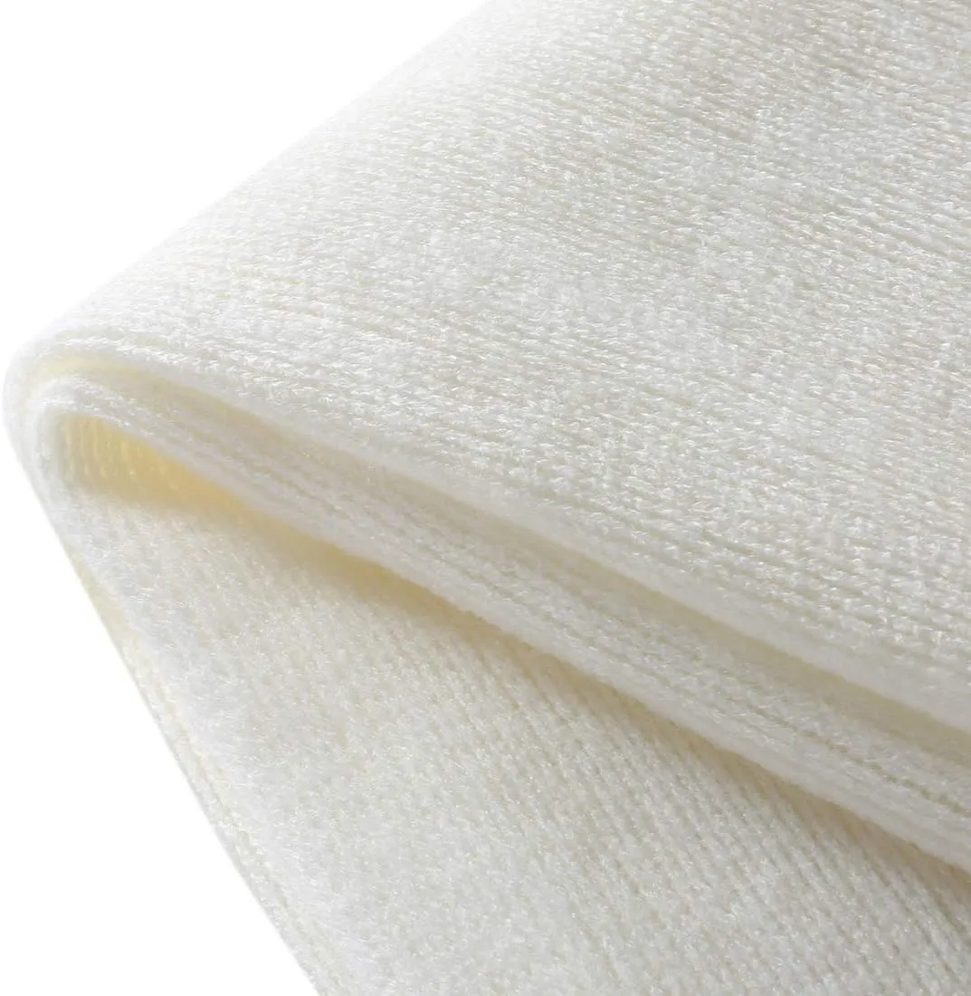 Homiest Decorative Knitted Throw Blanket with Fringe Soft & Cozy Tassel Blanket for Couch Sofa Bed- 50 x 60 (50" x 60", Ivory)