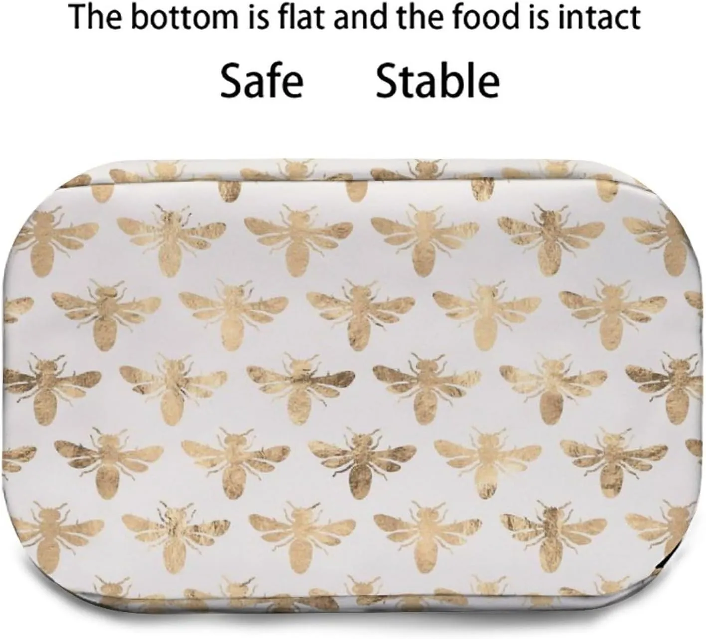 Honey Bees Adjustable Shoulder Strap Insulated And Leak Proof Premium Lunch Bag Unisex