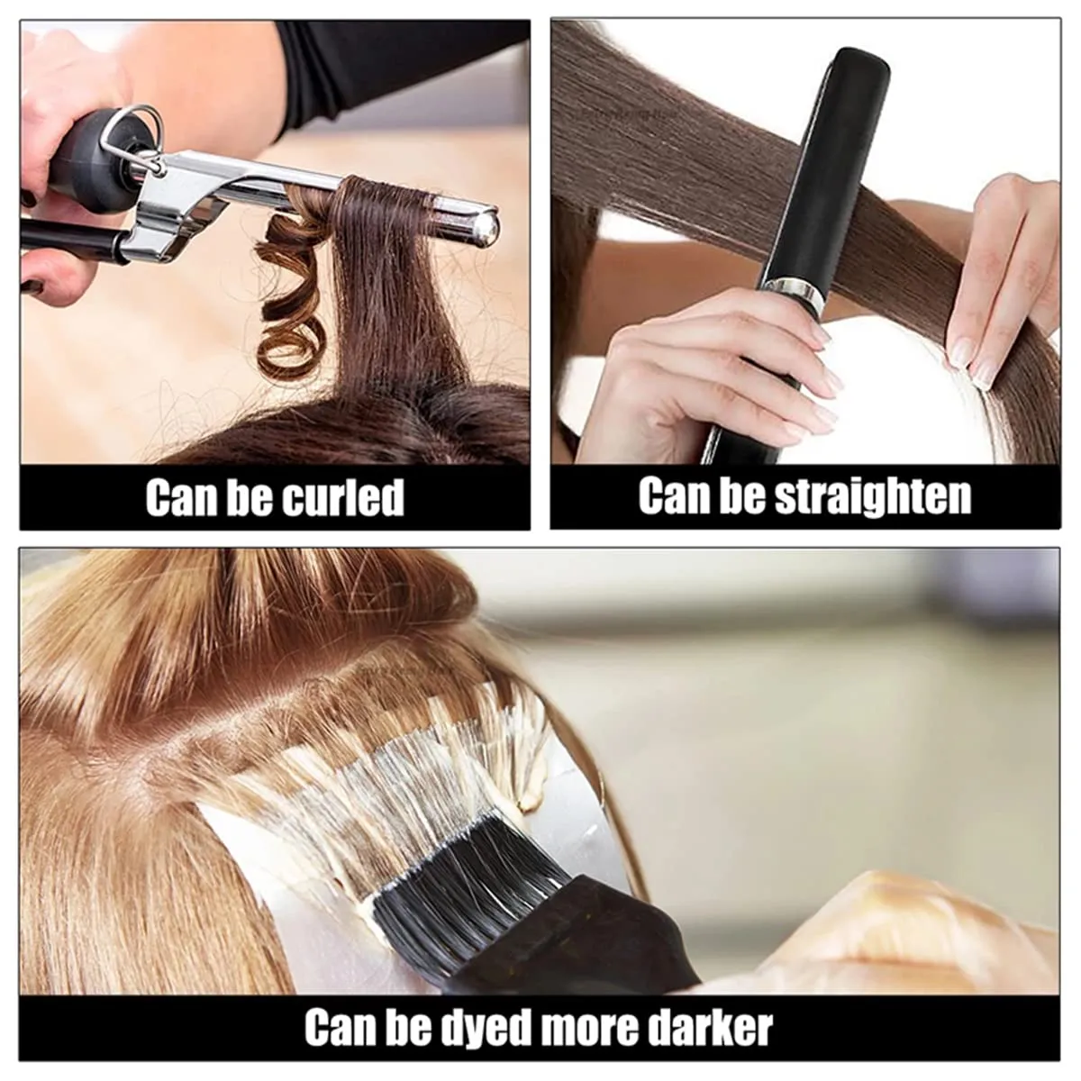 Human Hair Clip in Hair Extensions, Dark Brown Remy Hair Extensions Clip in 7 Pieces 70Gram Straight Double Weft Real Hair Extensions 20inch Clip on 2 Sets Full Head for Women