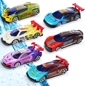 HyDren 12 Pcs Color Change Cars Toy Vehicles in Water Color Changing Bath Toys Car Goodie Bags Fillers Funny Gift for Kids Toddlers Themed Party Favors