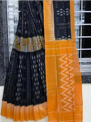 Ikkat Style Linen Digital Printed Saree SA125-178