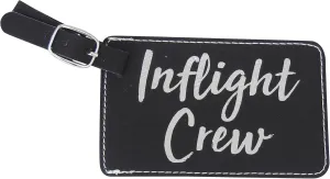 Inflight Luggage Tags, Flight Attendant Luggage Tags, Set of Two