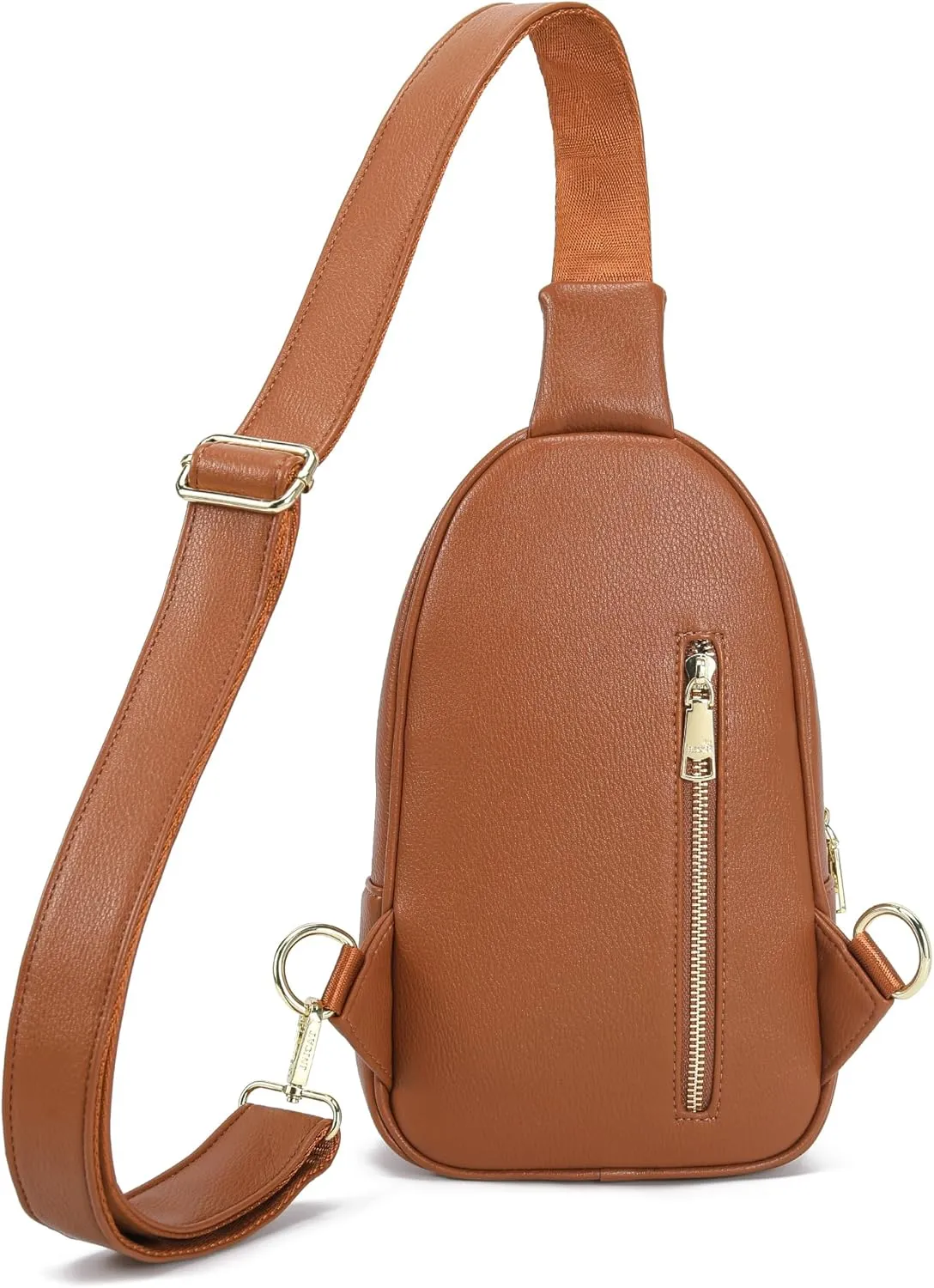 INICAT Crossbody Sling Bags Fanny Packs Leather Purses Chest Bag for Women