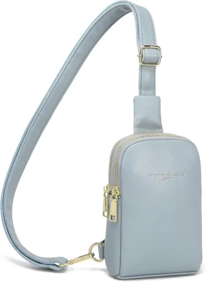 INICAT Travel Small Sling Bag Leather Crossbody Bags for Women Fanny Packs Cross Body Bag for Woman Cross Body Purses