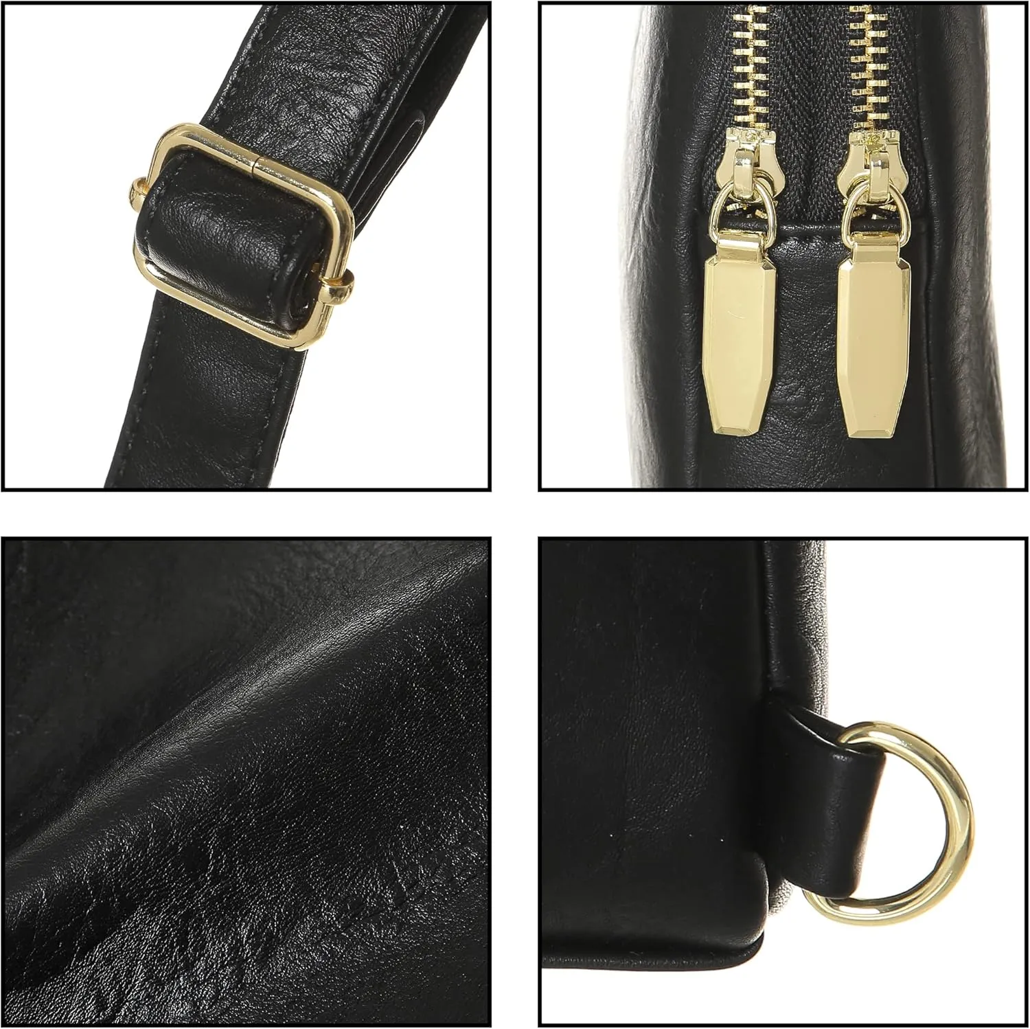 INICAT Travel Small Sling Bag Leather Crossbody Bags for Women Fanny Packs Cross Body Bag for Woman Cross Body Purses