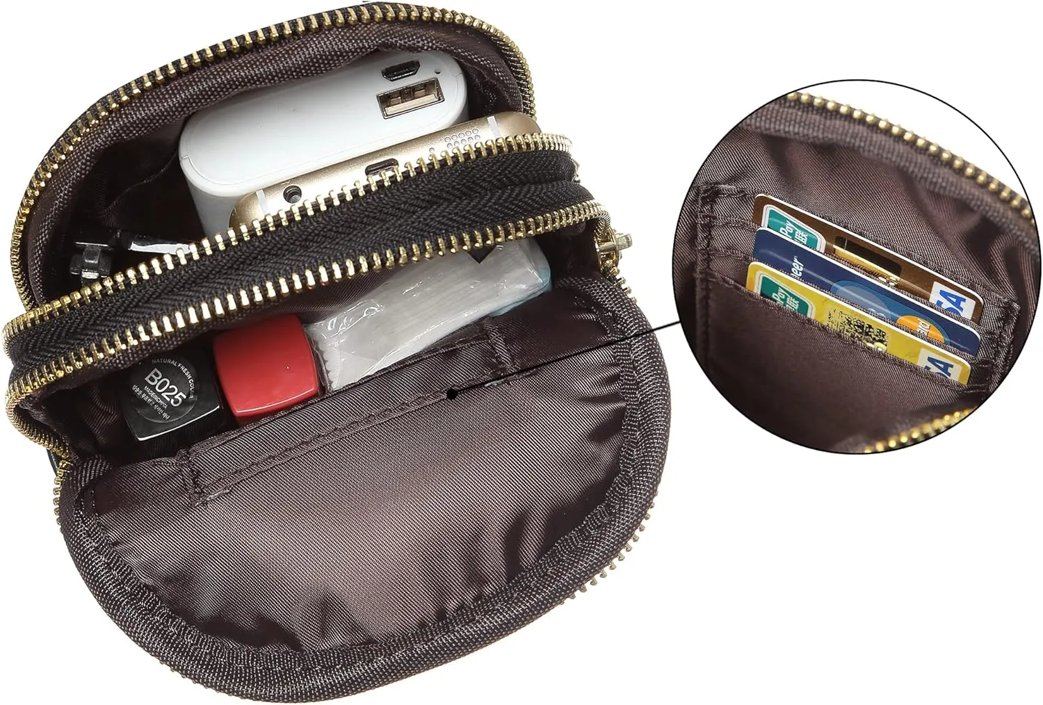 INICAT Travel Small Sling Bag Leather Crossbody Bags for Women Fanny Packs Cross Body Bag for Woman Cross Body Purses