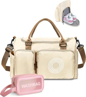 Initial Travel Duffel Bag, Sports Gym Bag, Personalized Weekender Bag,Monogram Overnight Bag, Birthday Gifts Daughter Gifts Friend Gifts, class of 2025 gifts