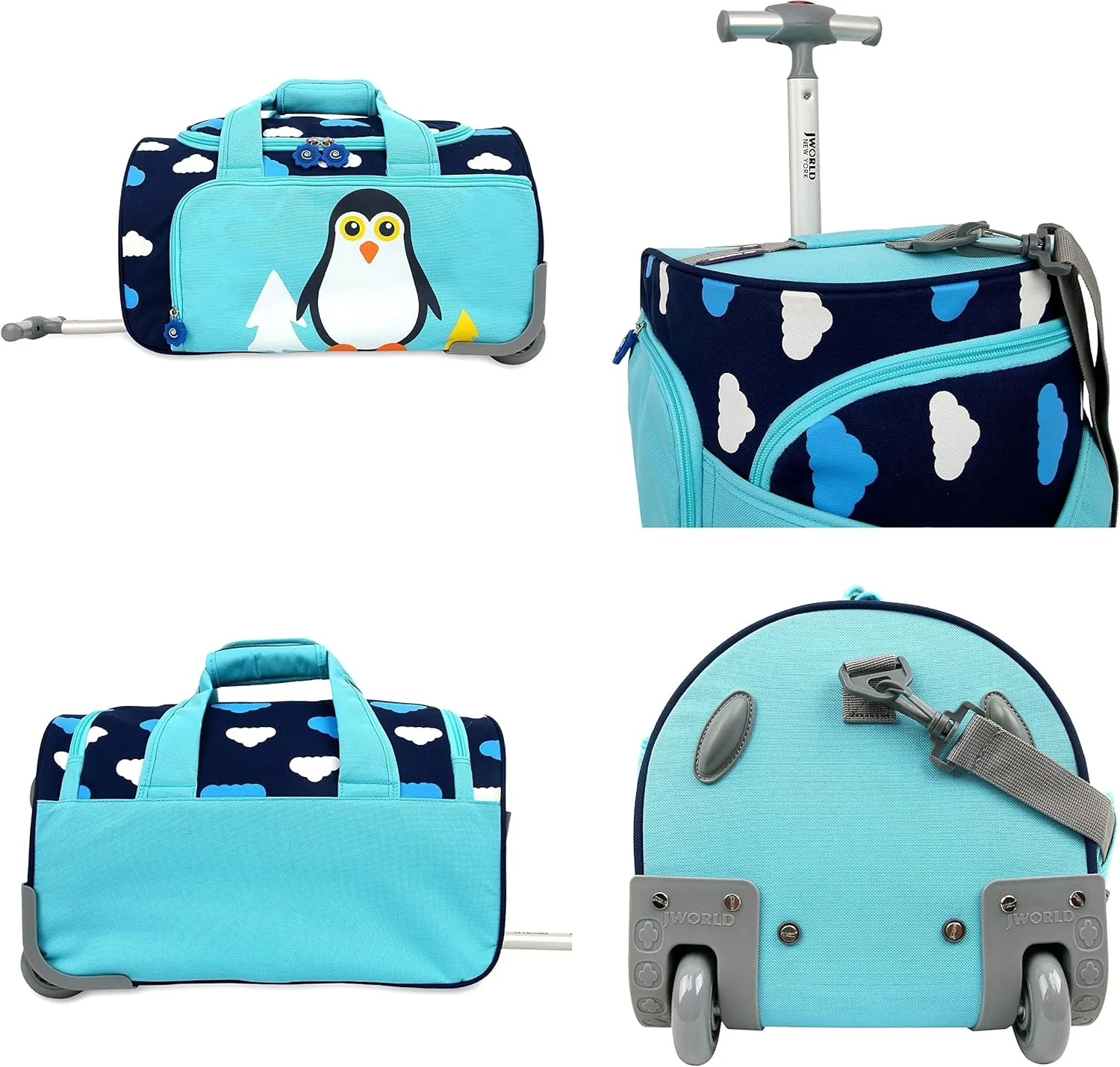 J World New York Rolling Duffel Bag