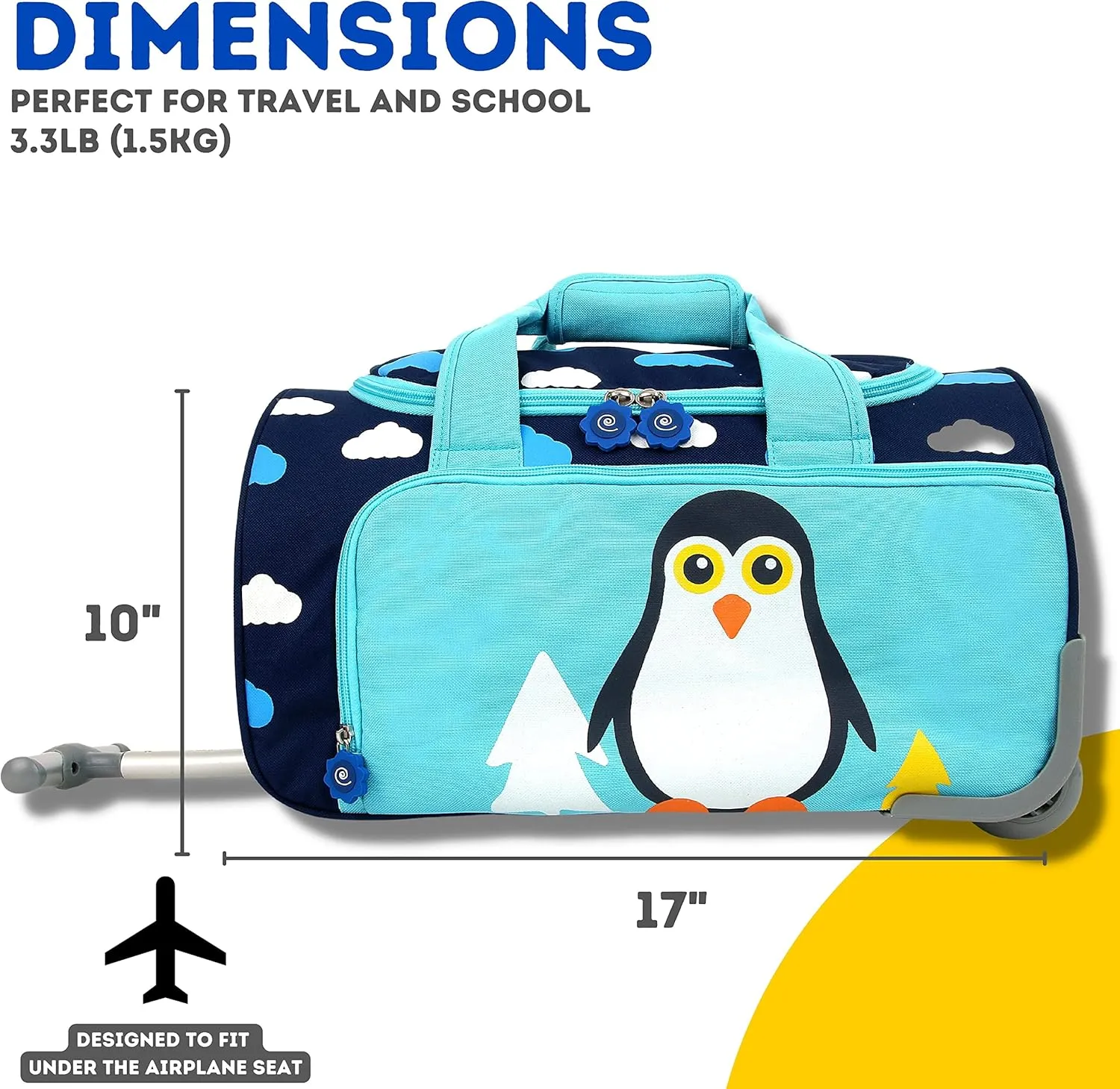 J World New York Rolling Duffel Bag