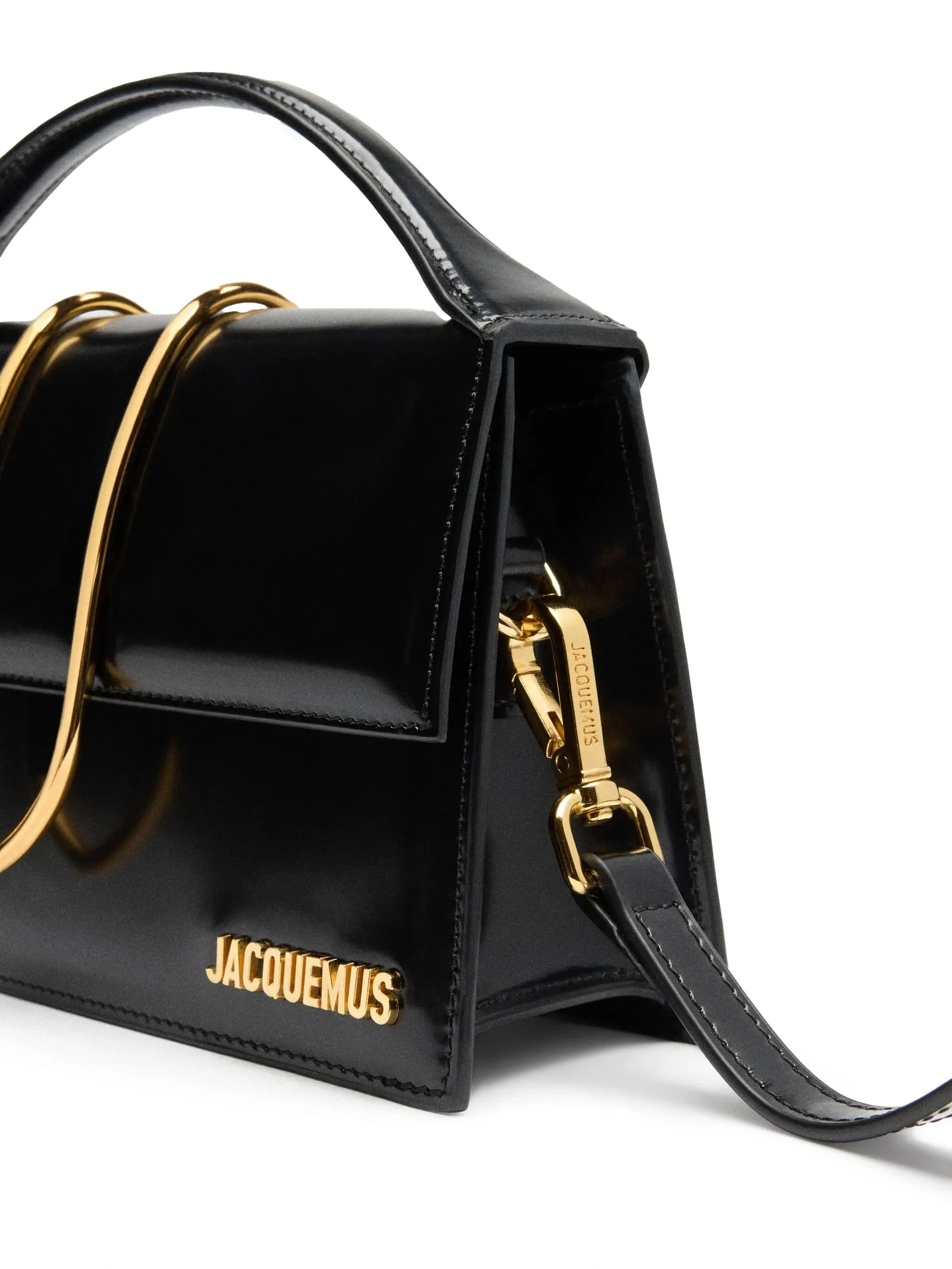 JACQUEMUS WOMEN Le Grand Bambino Tote Bag Black