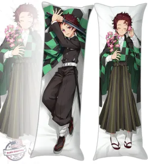Japanese Anime Hugging Body Pillow Case 19"x59" Bedding Decorative Throw Pillow Cover Comic Dakimakura Case for Otaku Hugging Gift (Color_d)