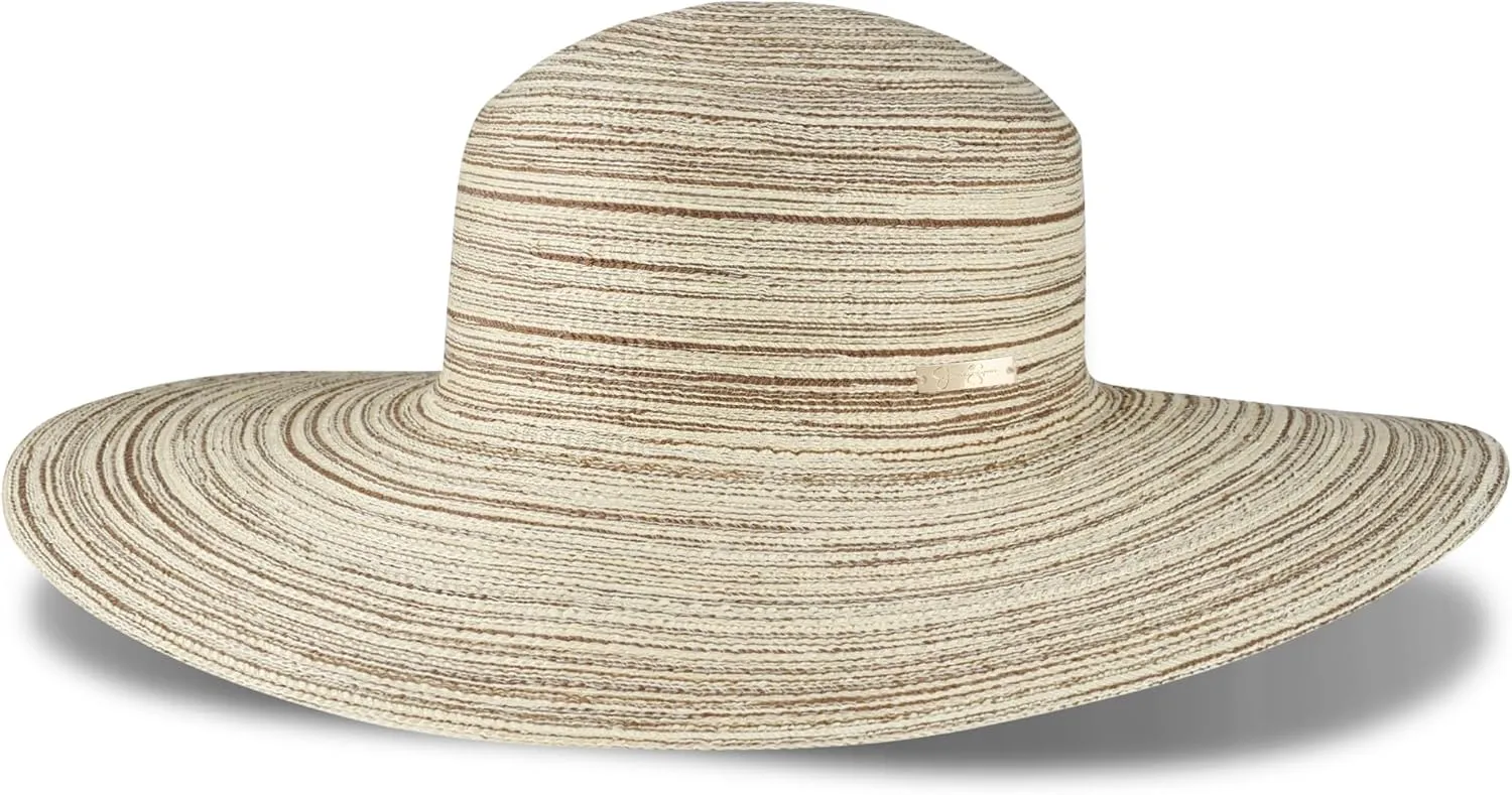 Jessica Simpson Women's Wide Brim Straw Hat