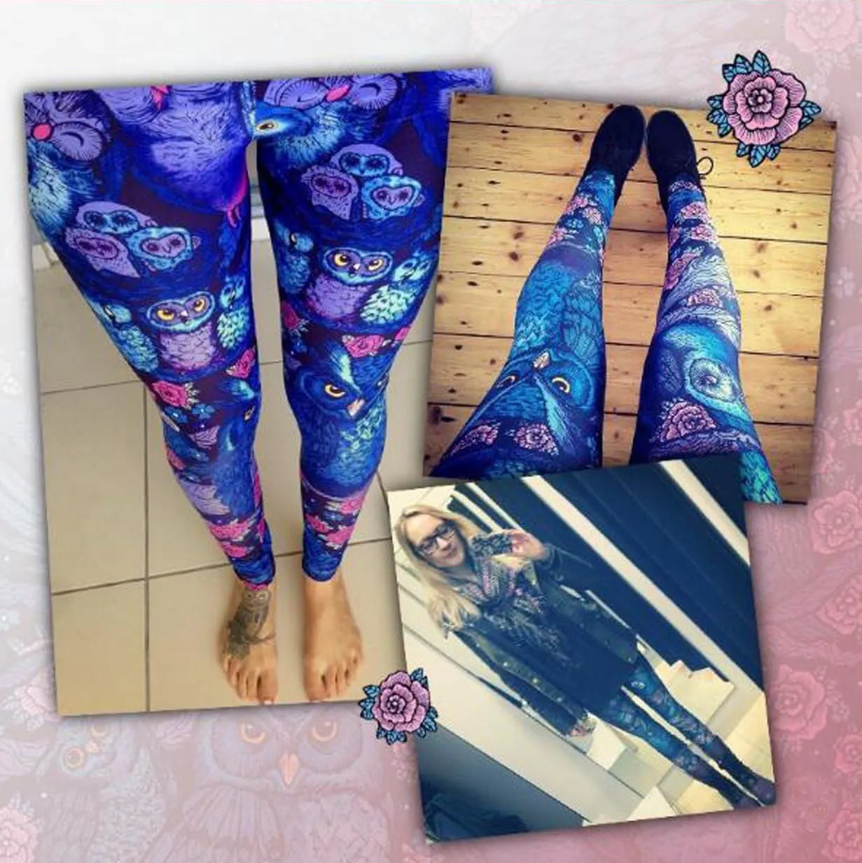JINKAIJIA Women's Regular Size and Large Size Fashion Designs Digital 3D Printed Leggings(DDK100-1L)