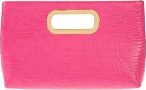 JNB Cork Top Handle Clutch