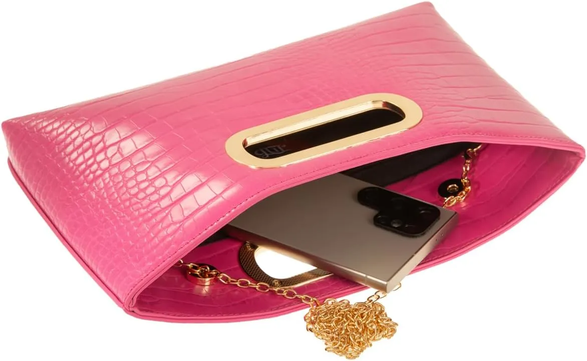 JNB Cork Top Handle Clutch