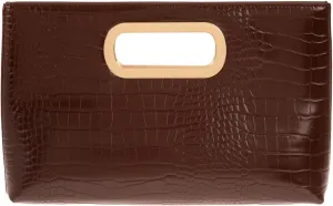JNB Cork Top Handle Clutch