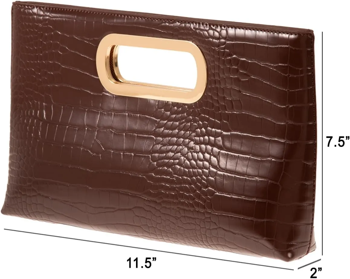 JNB Cork Top Handle Clutch