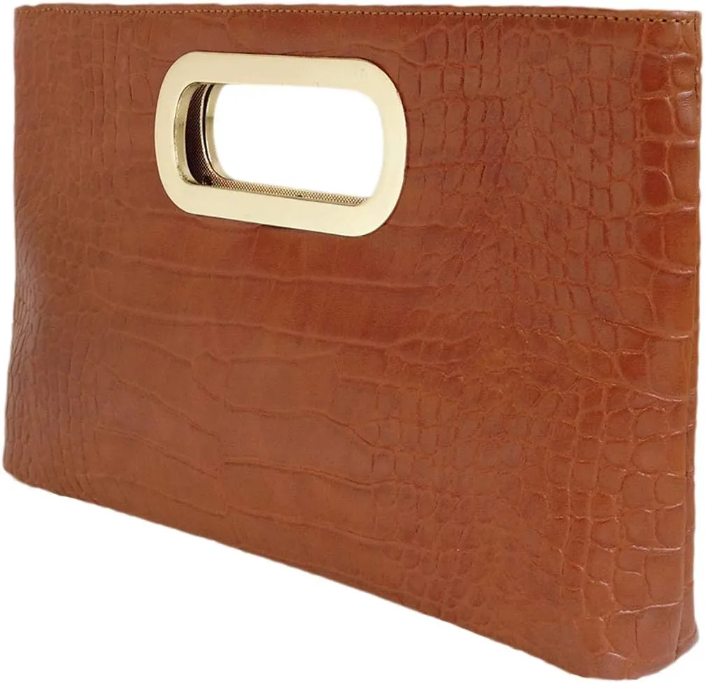 JNB Cork Top Handle Clutch