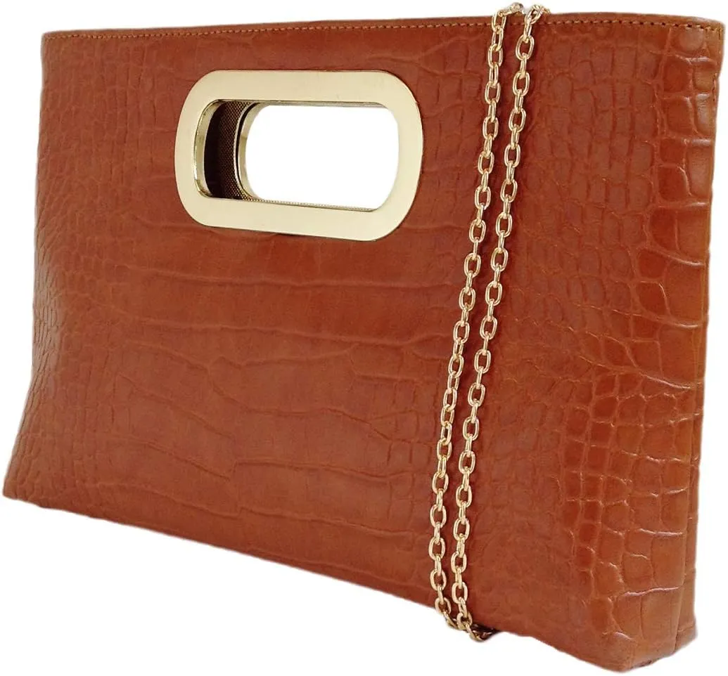 JNB Cork Top Handle Clutch