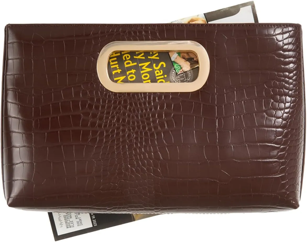 JNB Cork Top Handle Clutch