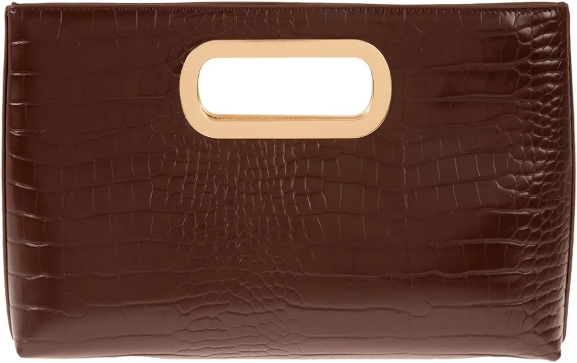 JNB Cork Top Handle Clutch