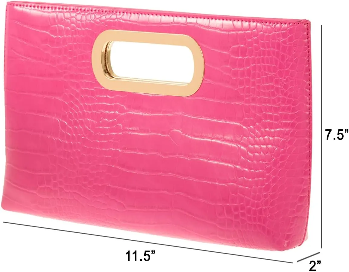 JNB Cork Top Handle Clutch