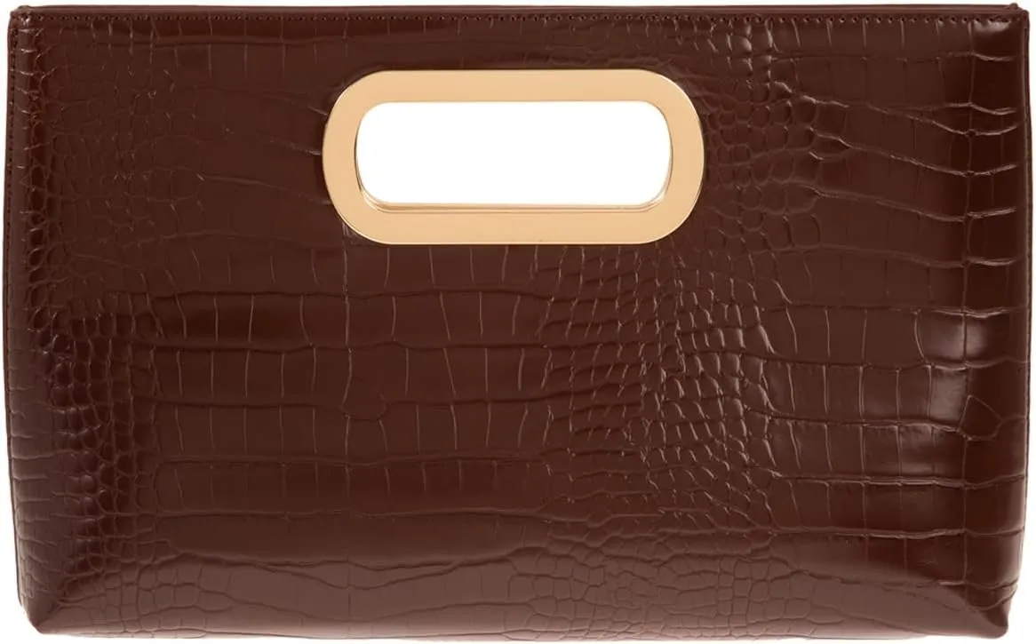 JNB Cork Top Handle Clutch