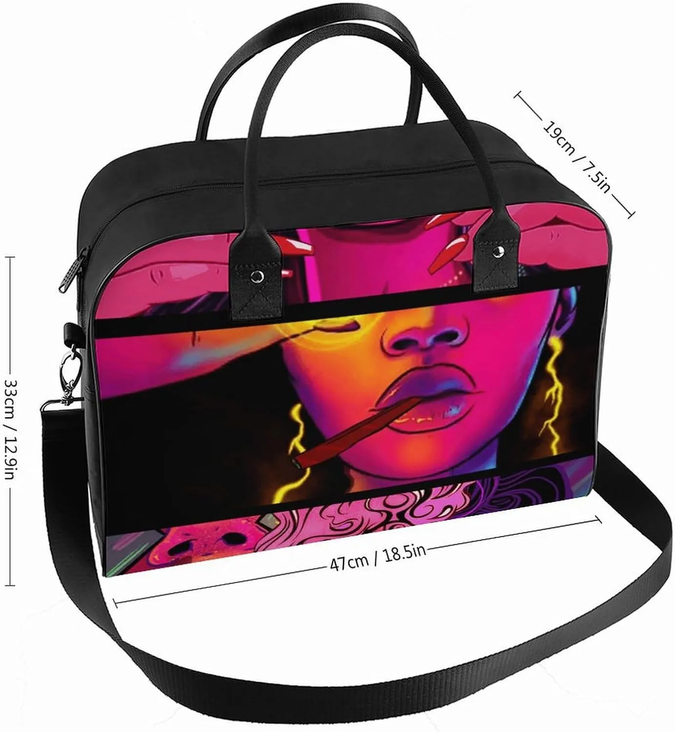 Juneteenth Travel Handbag with A Large Capacity Design That Can Be Reused