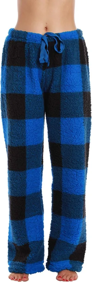 Just Love Women Printed Plush Pajama Pants