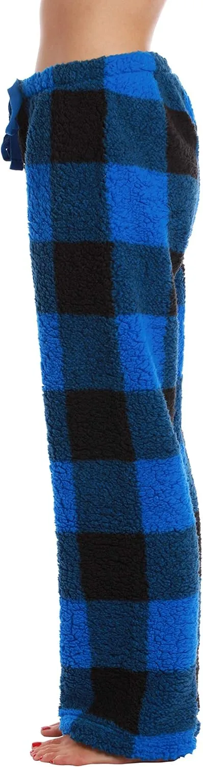 Just Love Women Printed Plush Pajama Pants
