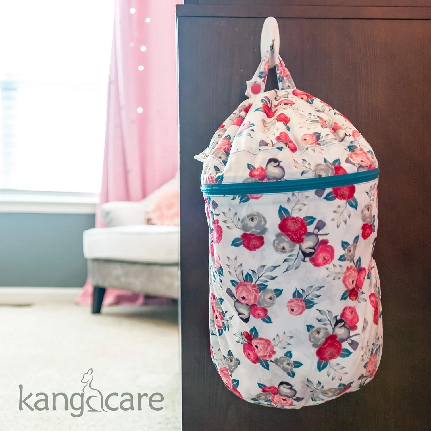 Kanga Care Wet Bag Seam Sealed Waterproof 3D Dimensional for Baby Cloth Diapers, Travel, Beach, Pool, Gym, Swim | Dandelion