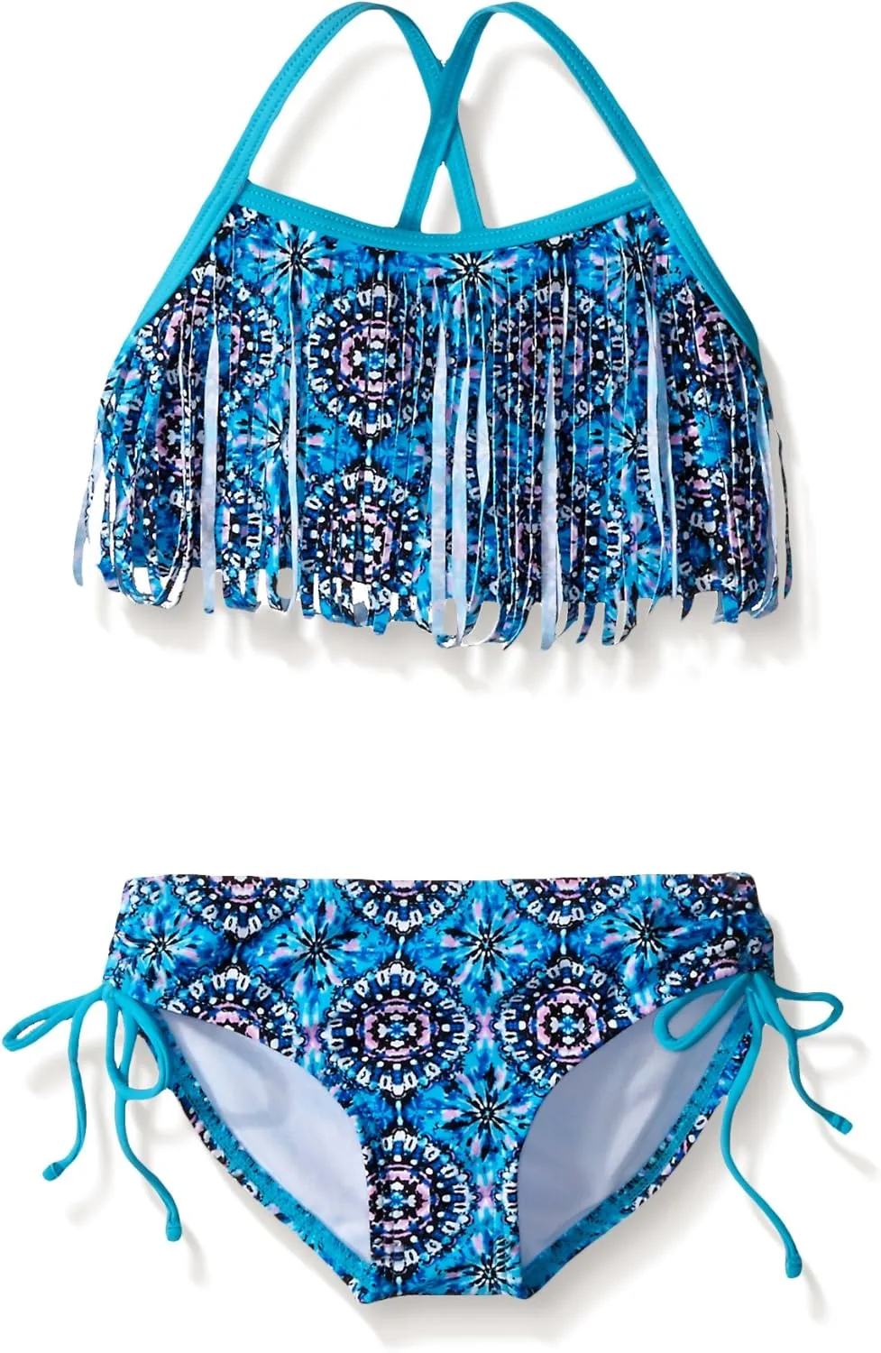 Kanu Surf Kelly Girls' Bikini Beach Sport Fringe 2-Piece Girls' Swimsuit