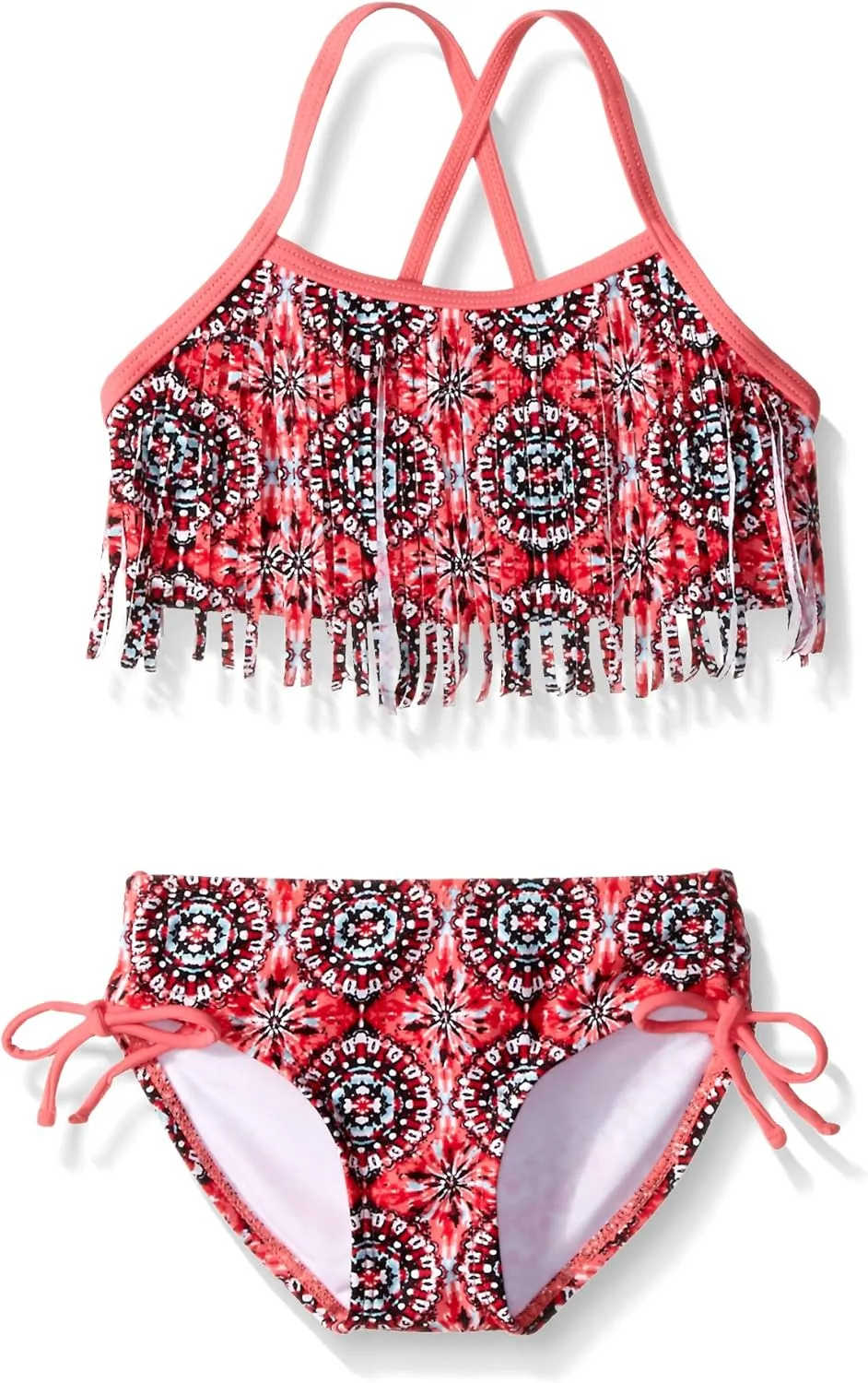 Kanu Surf Kelly Girls' Bikini Beach Sport Fringe 2-Piece Girls' Swimsuit