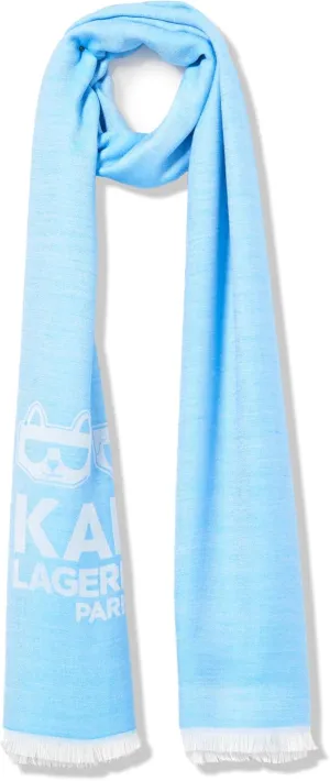 Karl Lagerfeld Paris womens Pashmina Essential Karl/Choupette Scarf