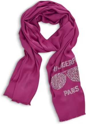 Karl Lagerfeld Paris Womens Sunglasses Krystal Pashmina Sparkly Scarf