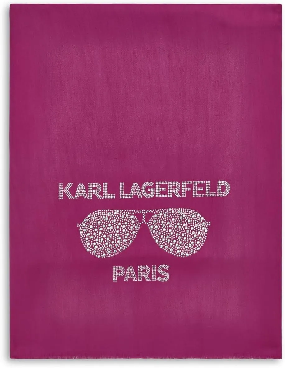 Karl Lagerfeld Paris Womens Sunglasses Krystal Pashmina Sparkly Scarf